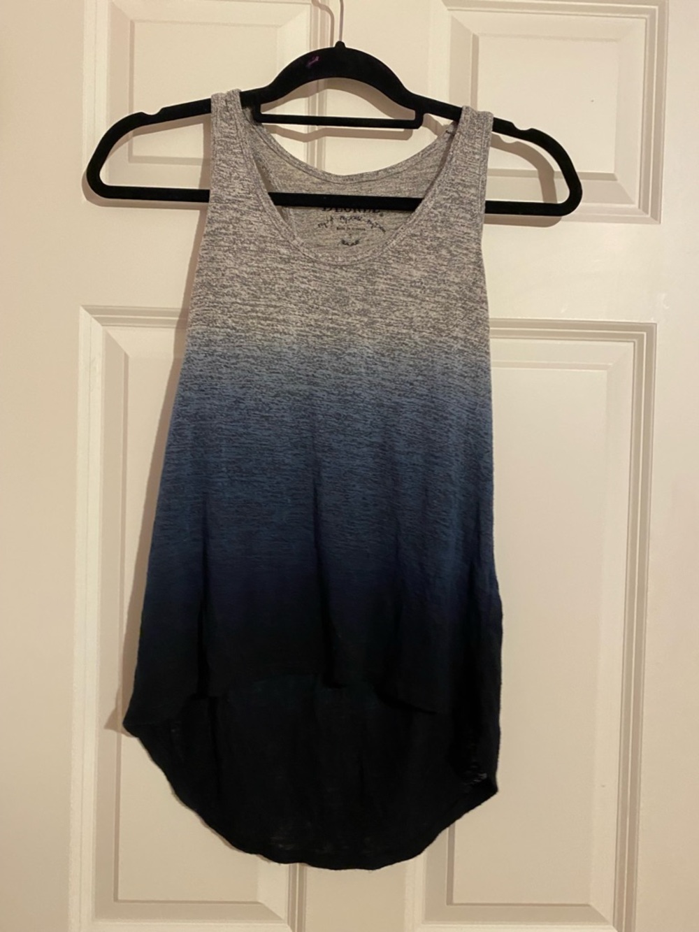 Decree womens ombre racerback sleeveless tank top, size small
